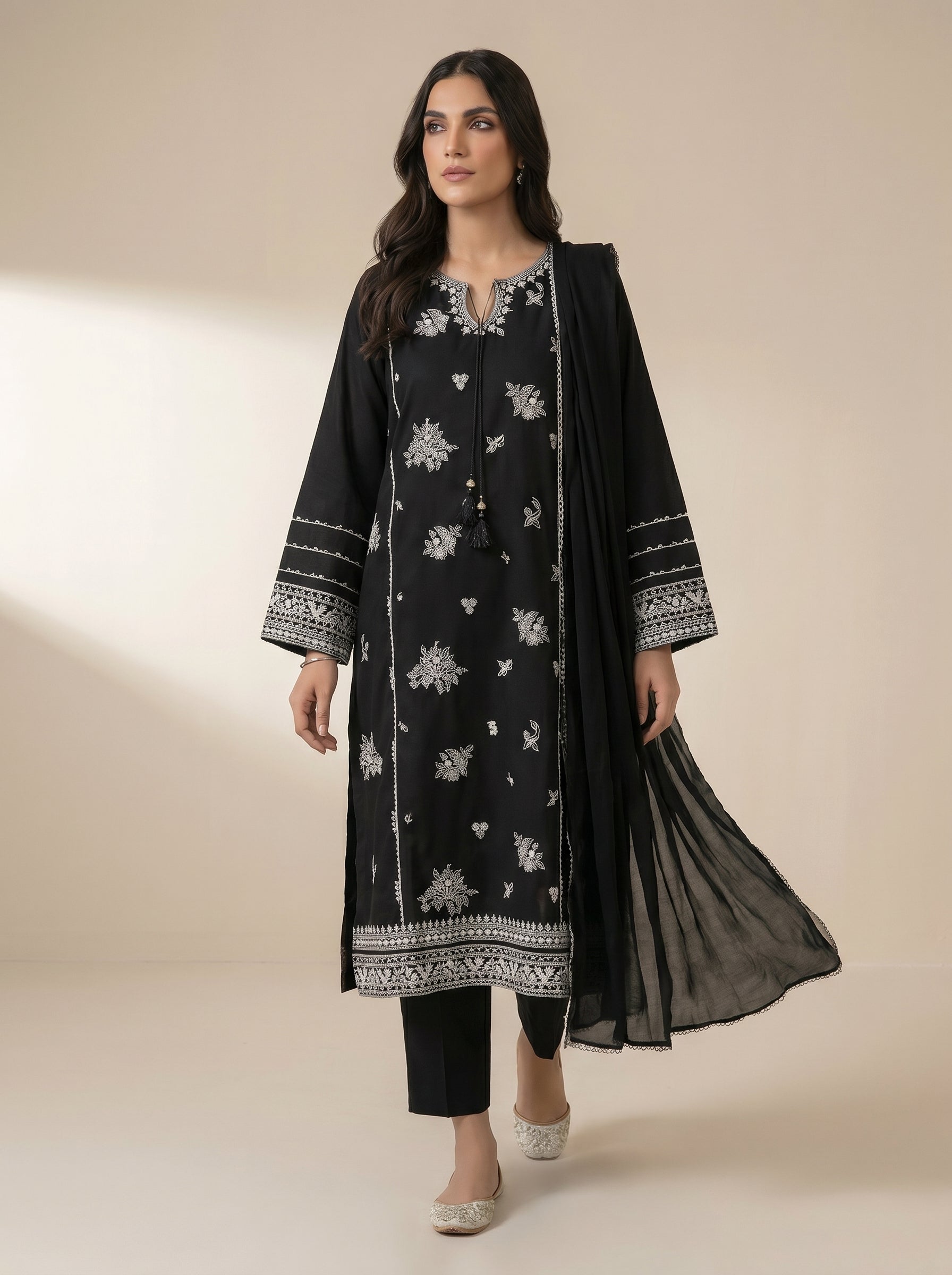 2Pcs lawn soft cotton dress