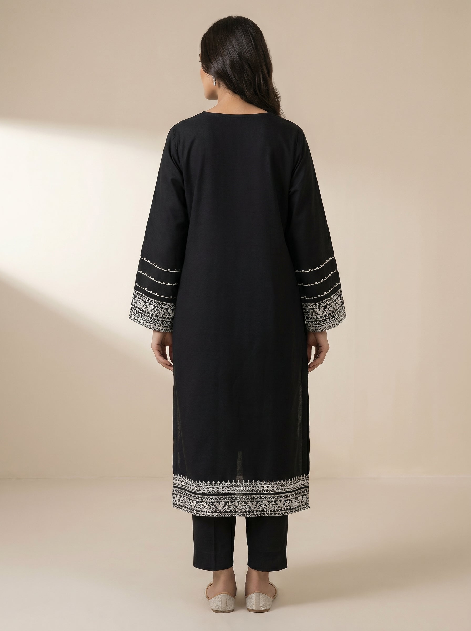 2Pcs lawn soft cotton dress